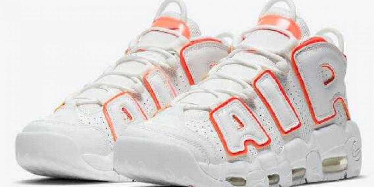 DH4968-100 Nike Air More Uptempo Sunset White Orange for Cheap Sale