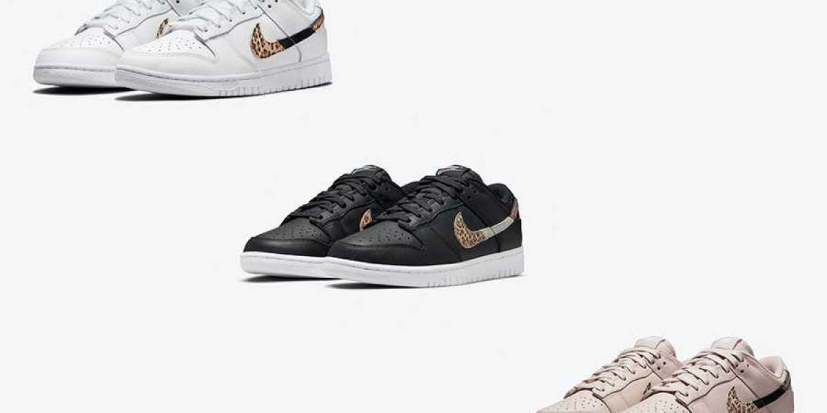New Nike Dunk Low DD7099-100 stitching Swoosh Logo is too eye-catching!
