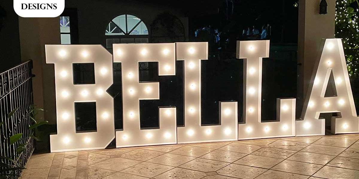Shining Bright: The Trendy Appeal of Marquee Light-Up Letter Rentals