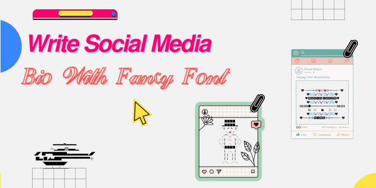 Social Media With Fancy Fonts